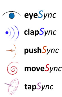 Die Methoden von emotionSync, moveSync, eyeSync, clapSync, pushSync, moveSync, tapSync